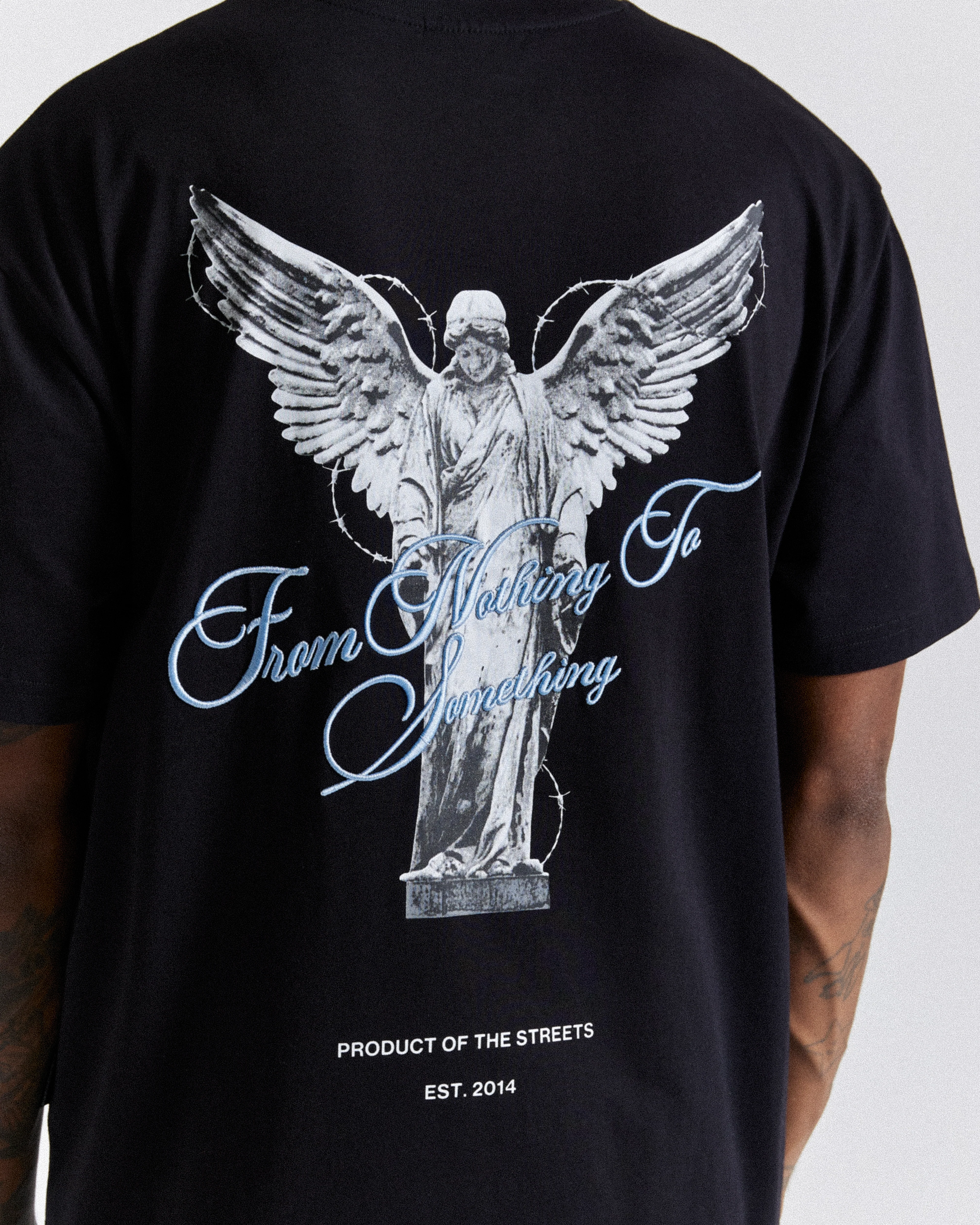 Vital T-Shirt - Black/White/Blue - Image 4