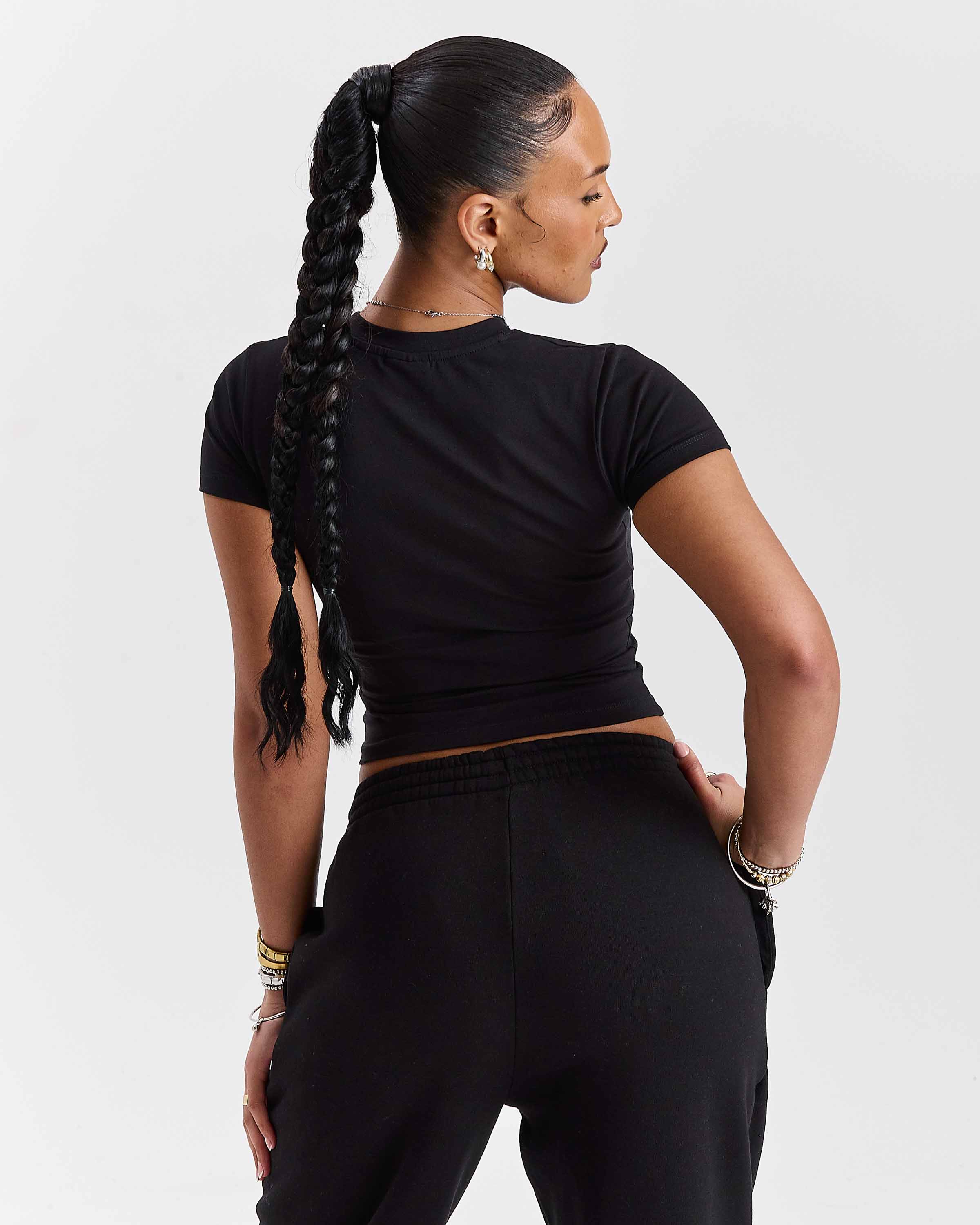 Vox Fitted Tee - Black/Red - Image 3