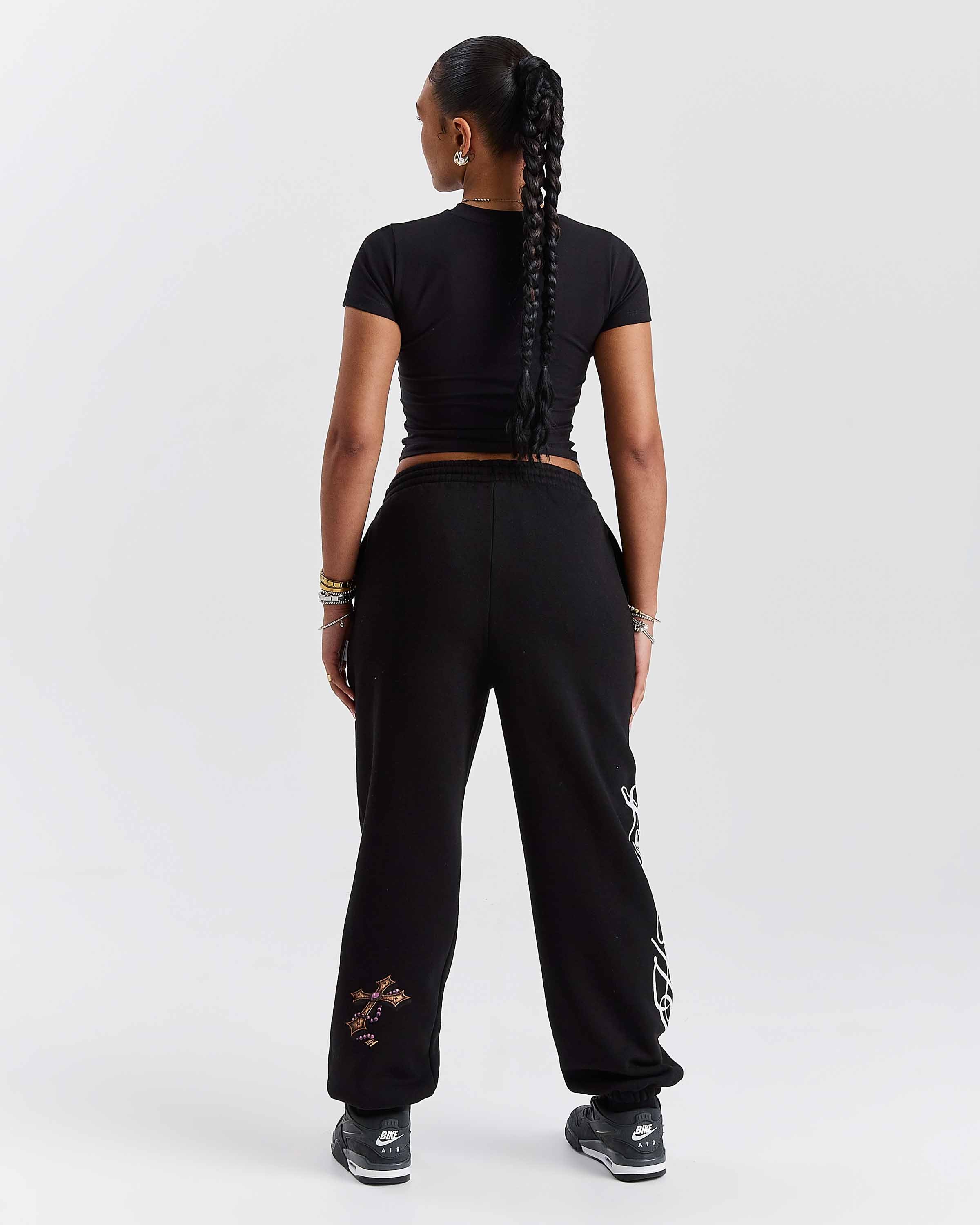 Vox Oversized Joggers - Black/Red - Image 12