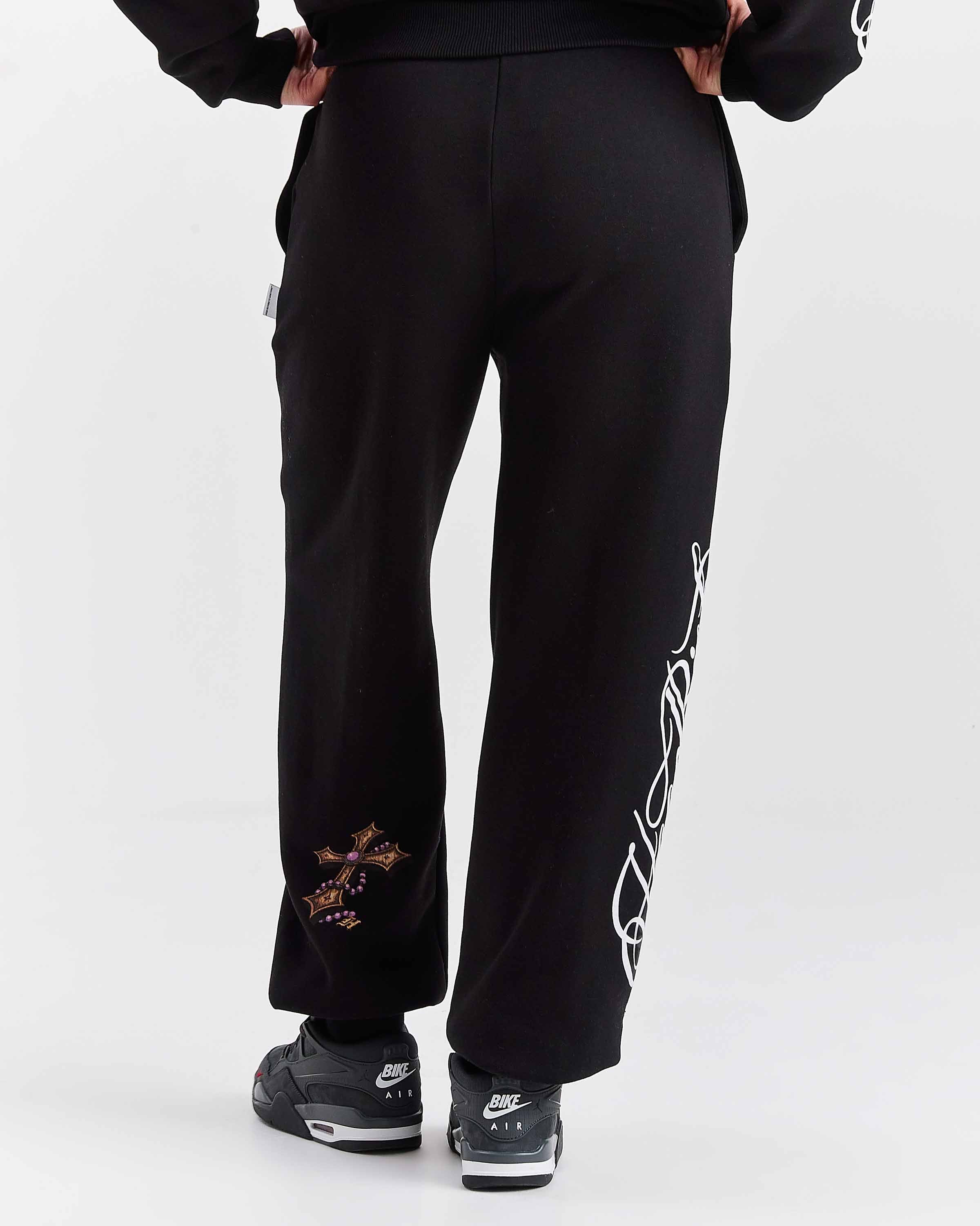 Vox Oversized Joggers - Black/Red - Image 4