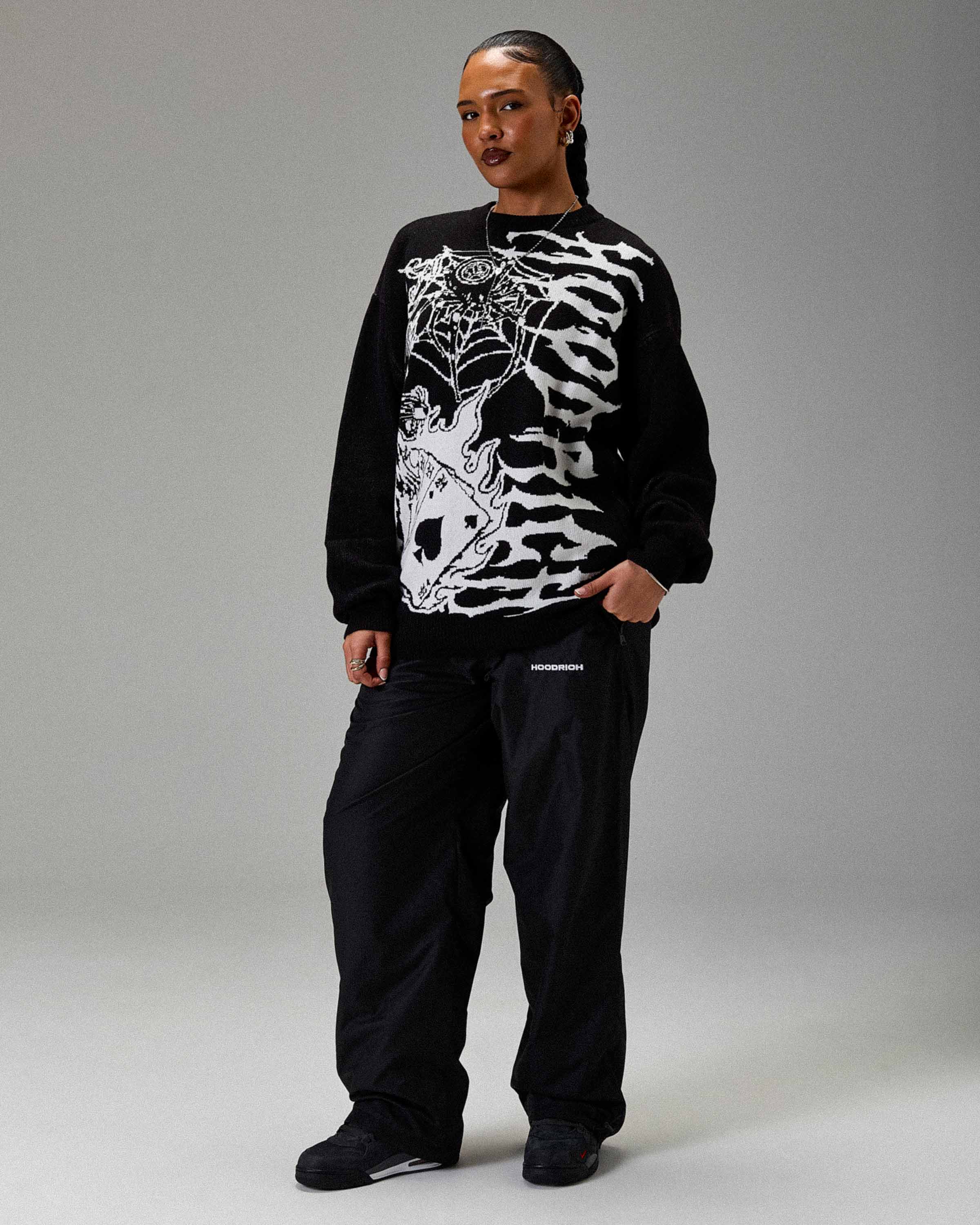 The Winner's Circle Wreckage Knitwear Sweater - Black/white - Image 14