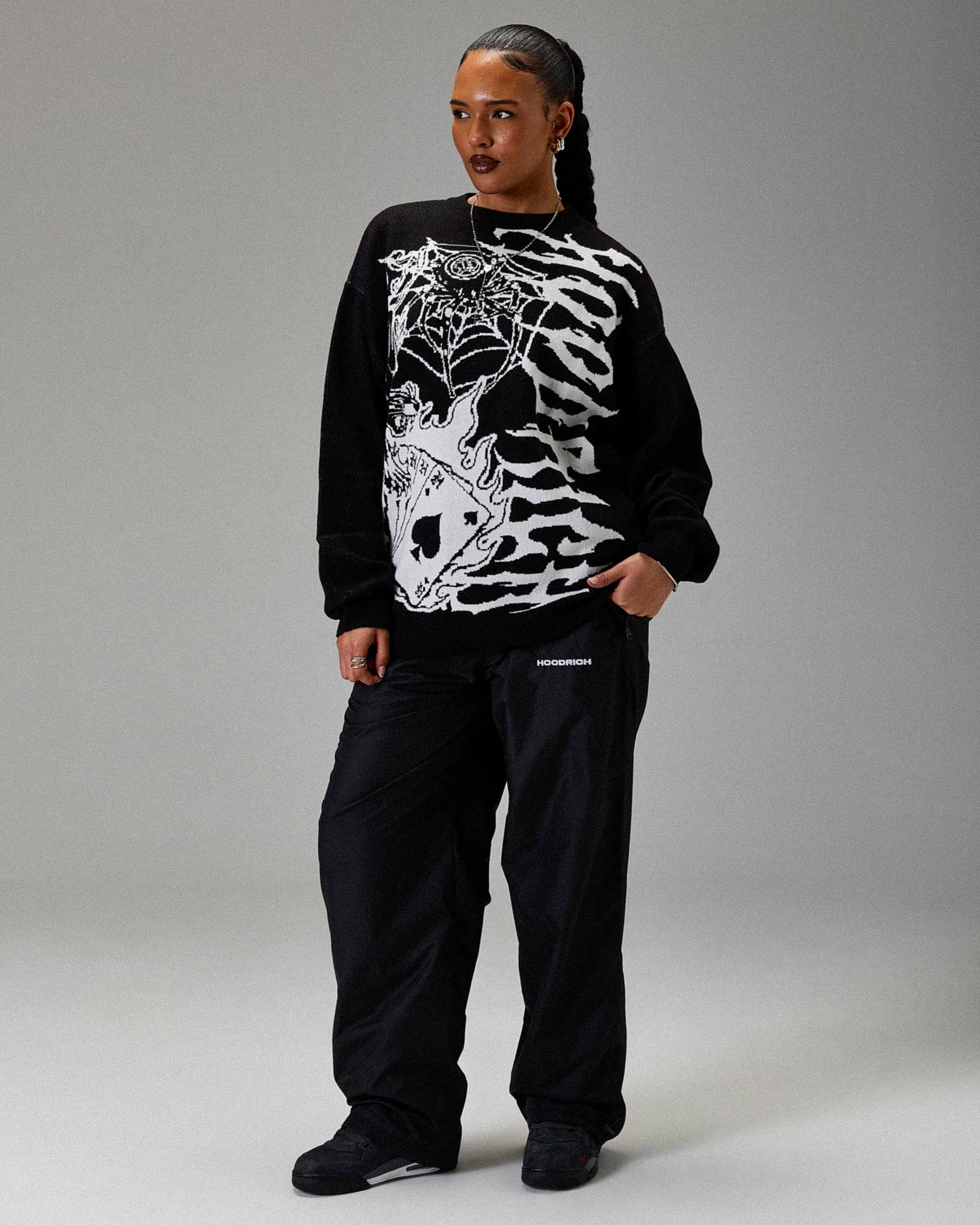 The Winner's Circle Wreckage Knitwear Sweater - Black/white - Image 15