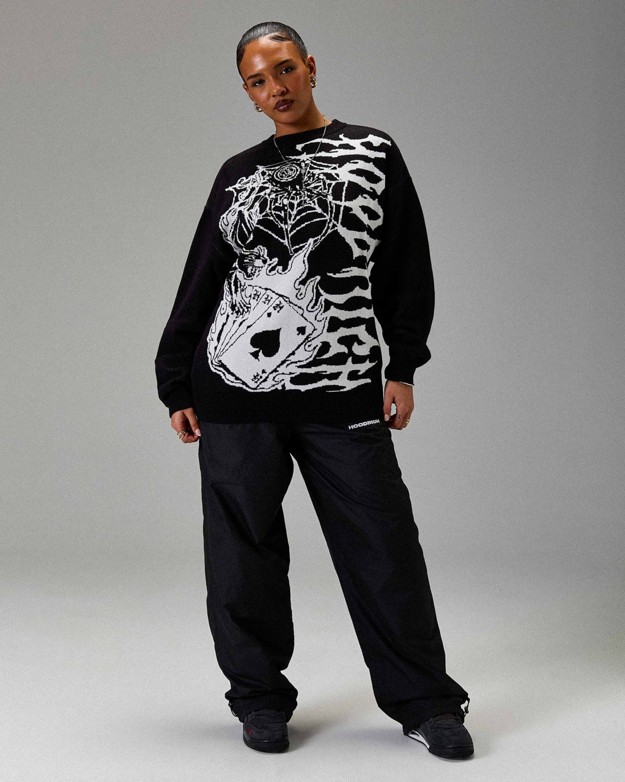 The Winner's Circle Wreckage Knitwear Sweater - Black/white - Image 16