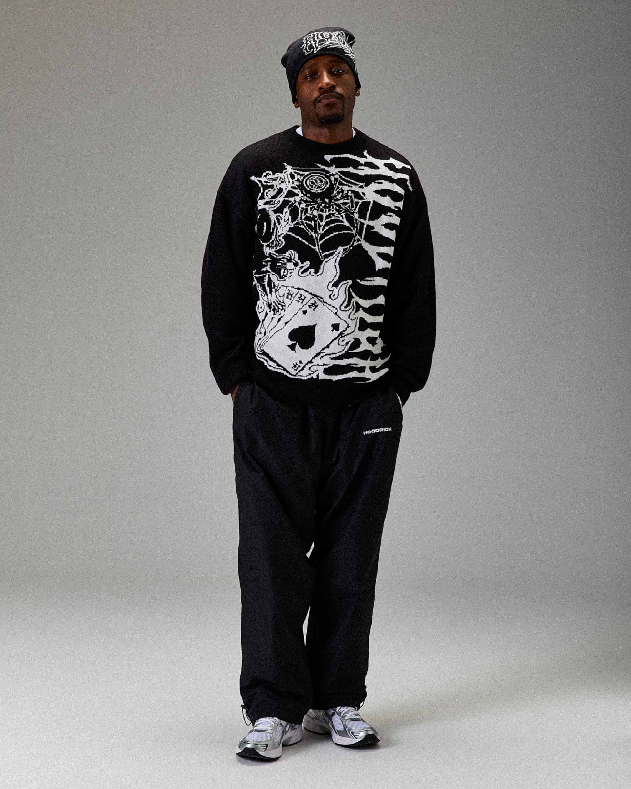 The Winner's Circle Wreckage Knitwear Sweater - Black/white - Image 6
